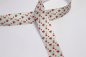Preview: Satinband Blumen - Hoodieband - kiesel - 25 mm